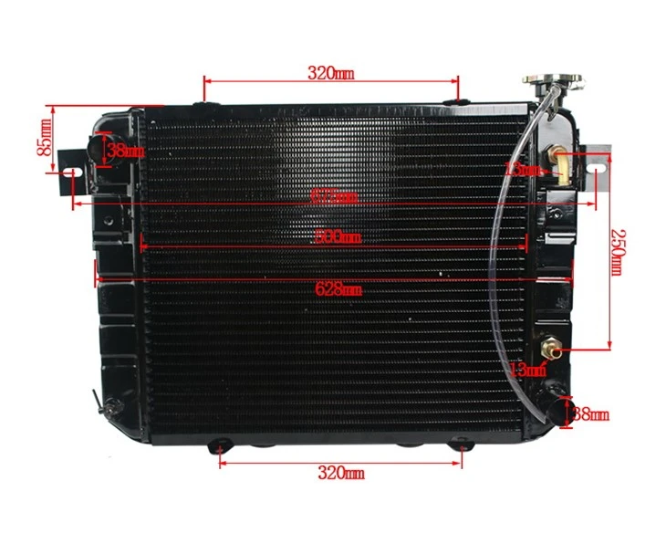 Kahveltõstuki osad 30DH-331100 hüdrauliline vaskradiaator CPCD20-35, xinchai 490/495BPG jaoks