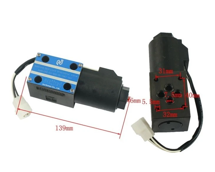 Forklift Parts 2021325 Operated Directional Solenoid Valve For Hyster A466